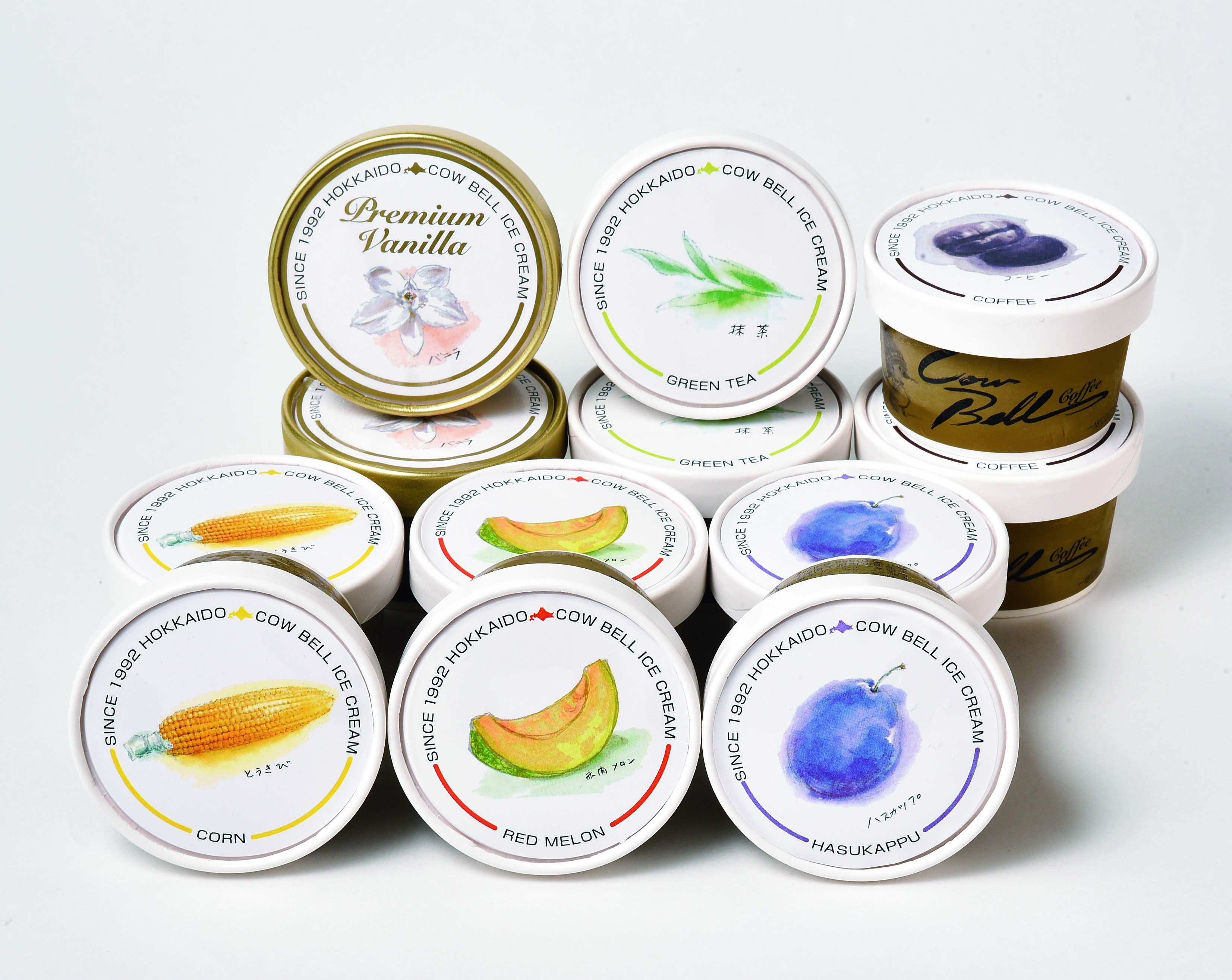 カウベルアイス6種12個詰合せ