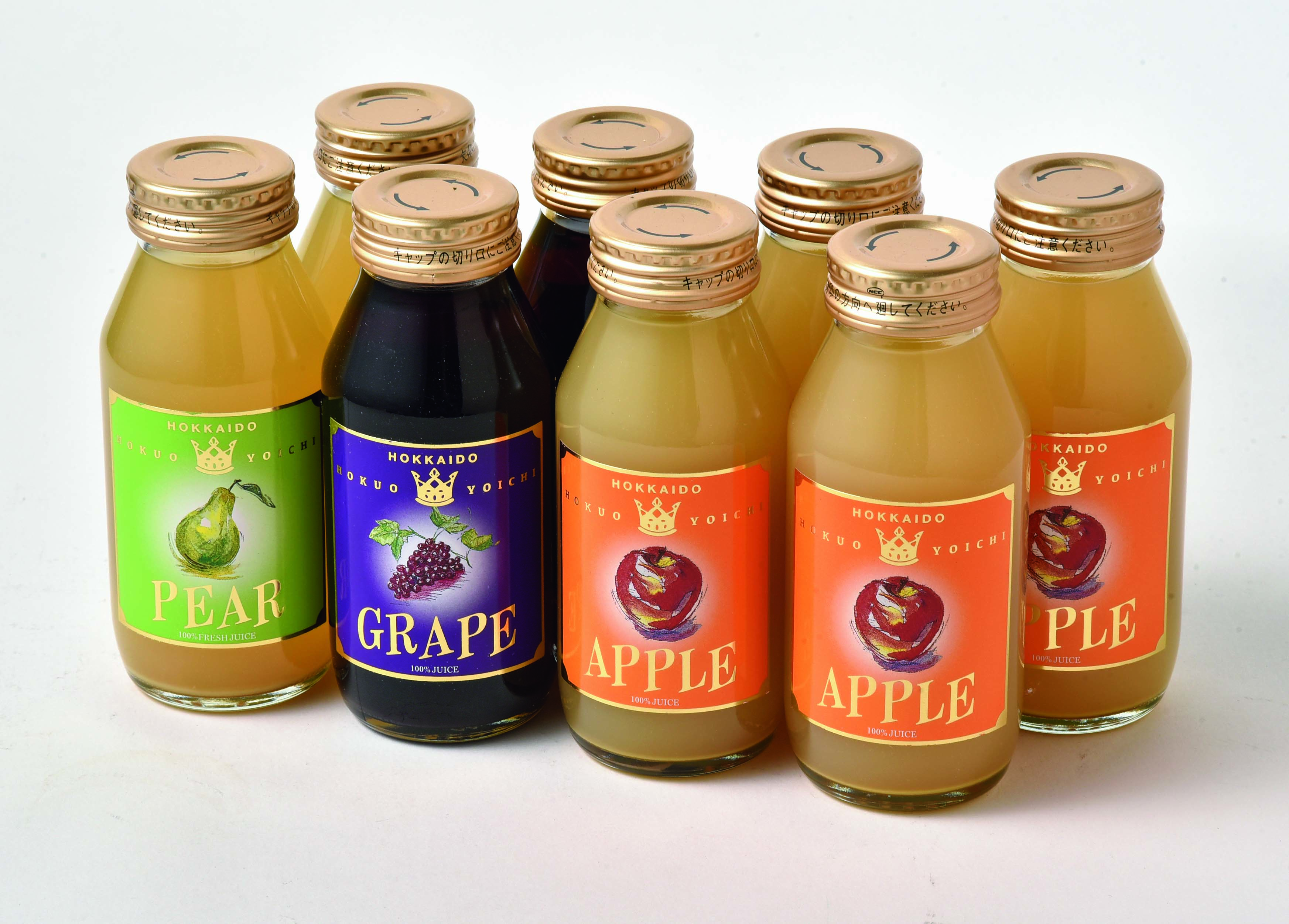 【セット購入は送料割引あり】 余市ストレートジュース８本セット