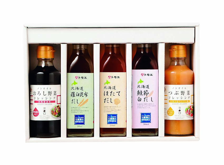 【セット購入は送料割引あり】 三國推奨　北海道だし＆ドレッシングセット