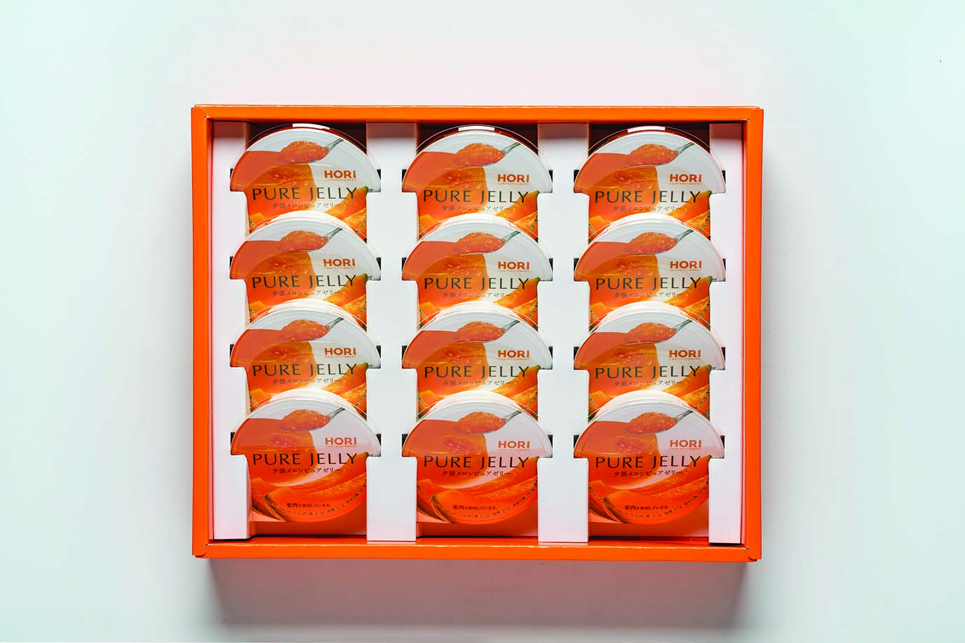 【セット購入は送料割引あり】 夕張メロンピュアゼリー12個入り