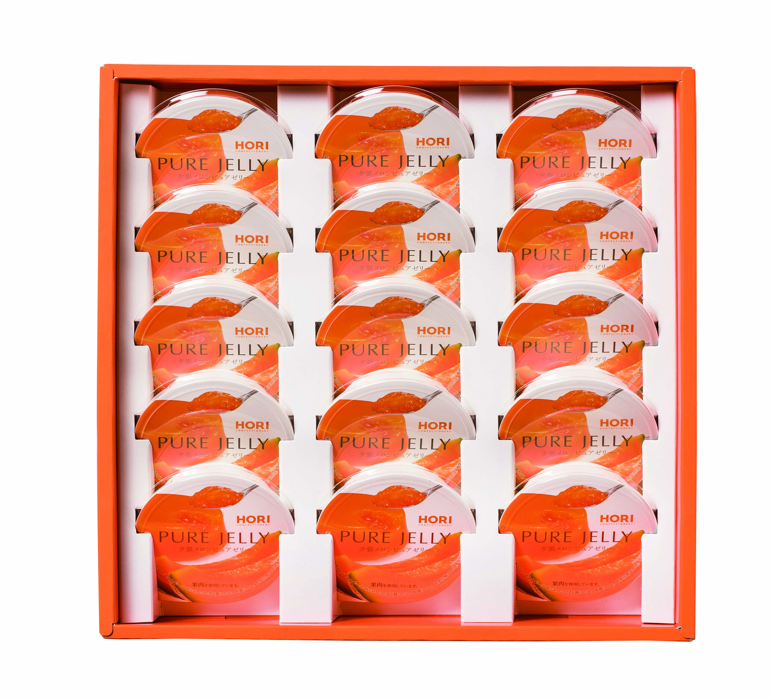 【セット購入は送料割引あり】 夕張メロンピュアゼリー１５個入り