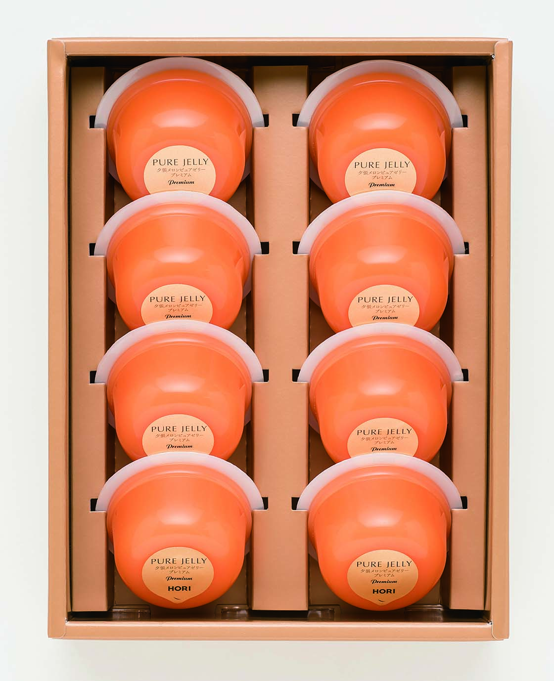 【セット購入は送料割引あり】 夕張メロンピュアゼリープレミアム８個入り